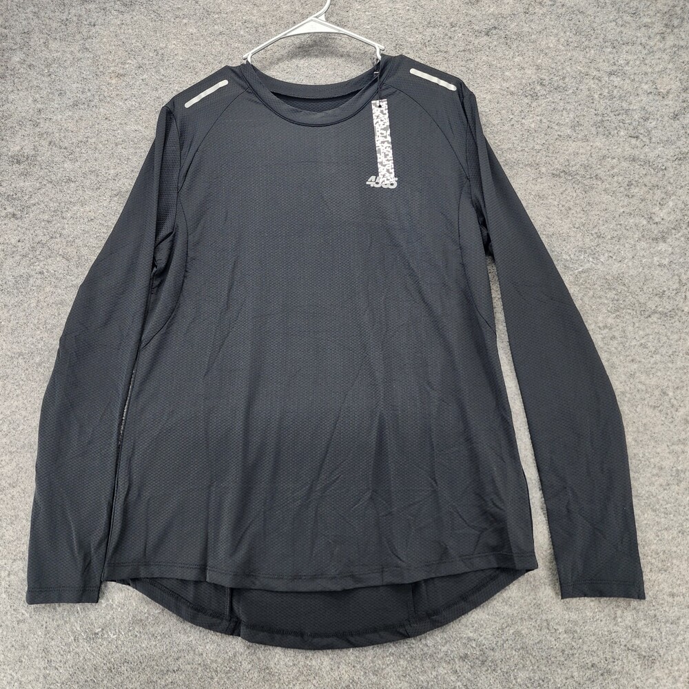 ASOS Shirt Womens 8 Long Sleeve Black 4505 Thumbholes